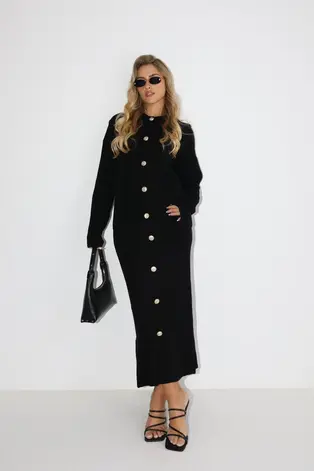 חליפת סריג מרי שחור