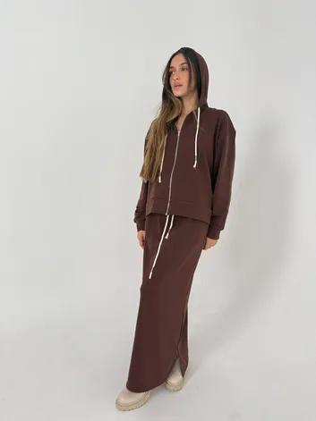 חליפת לולי חום