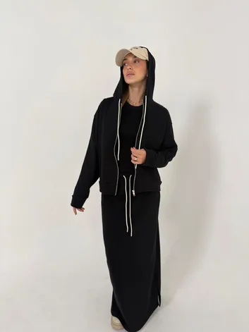 חליפת לולי שחור