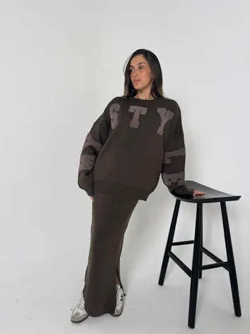 חליפת סטייל חום