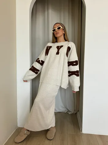 חליפת סטייל שמנת