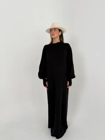 שמלת סאלי שחור