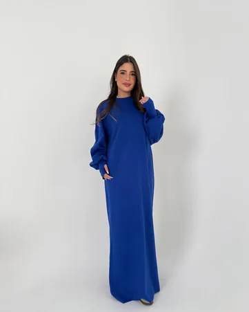 שמלת סאלי כחול