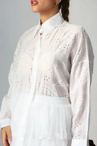 חולצת אדל לבן