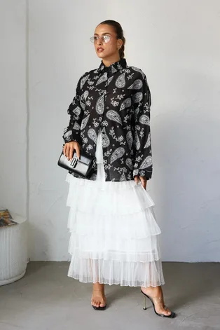 חולצת אדל שחור