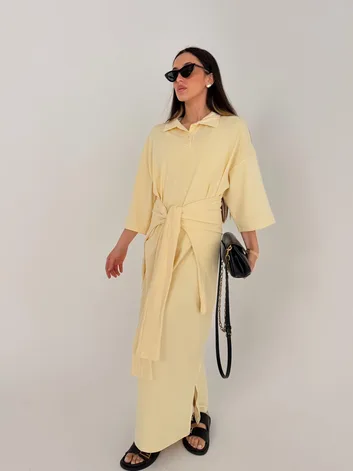 שמלת רוני צהוב